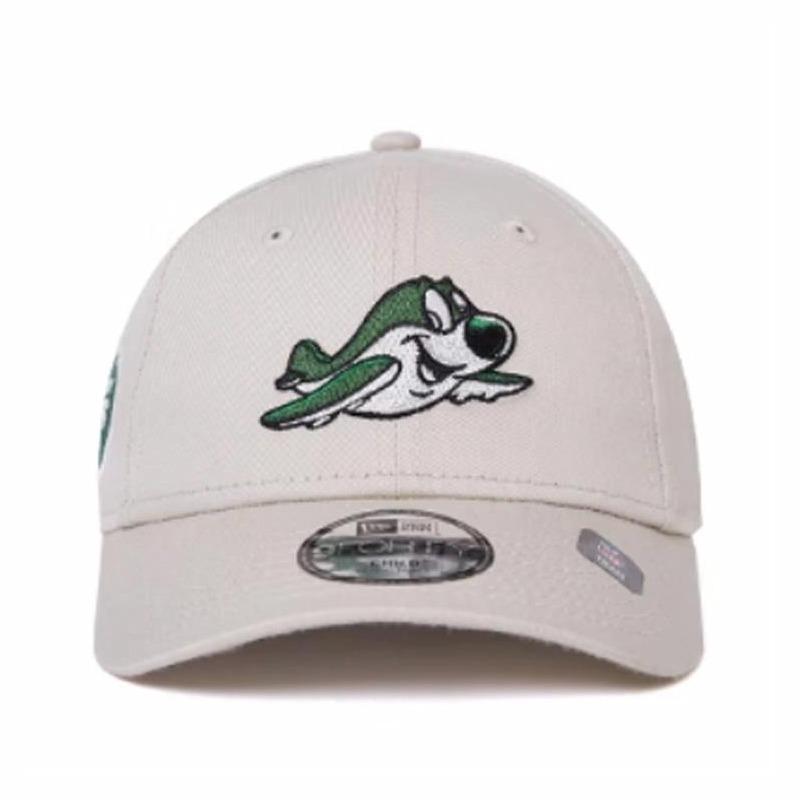 New Era Niu Yihua NFL Sun Visor Hard Top NE940 Cotton Peaked Cap Children's Beige 60595391