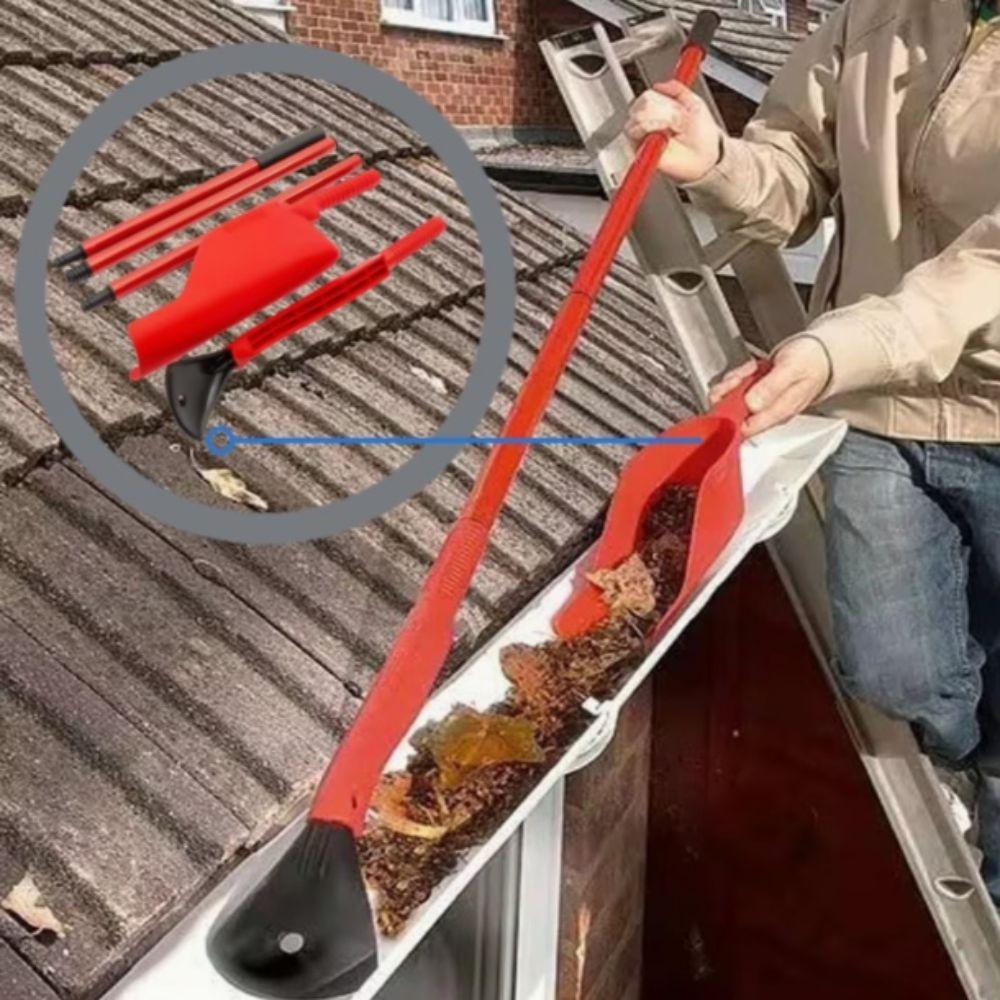 5pcs Portable Gutter Cleaning Tool Plastic Handle Leaf Cleaning Tools  Garden Tool