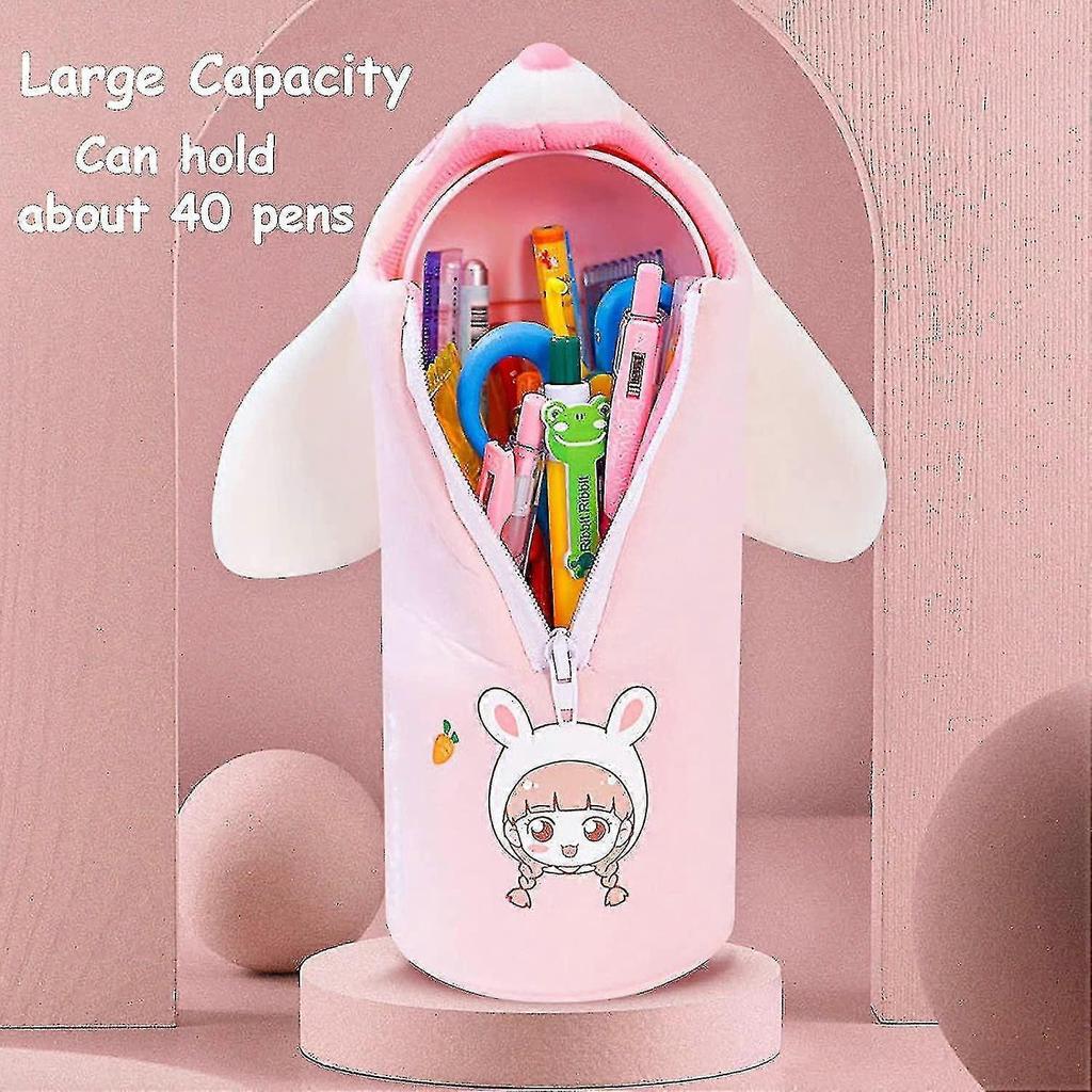Cute Plush Pencil Case, Kawaii Creative Cartoon Pencil Box For Kids Boys Girls Teen Pencil Pouch Pencil Bag Pen Holders School Supplies Students Stati