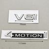 RUNTB1 3D ABS Car Styling 4MOTION V6 Logo Sticker Body Badge Tail Decal For VW Tiguan Touareg Golf Passat R32 Atlas Arteon Accessories