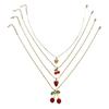 Elegant Pendant Necklace Adjustable Chain Lightweight Jewelry for Girls Birthday Gift Temperament Clavicular Chain