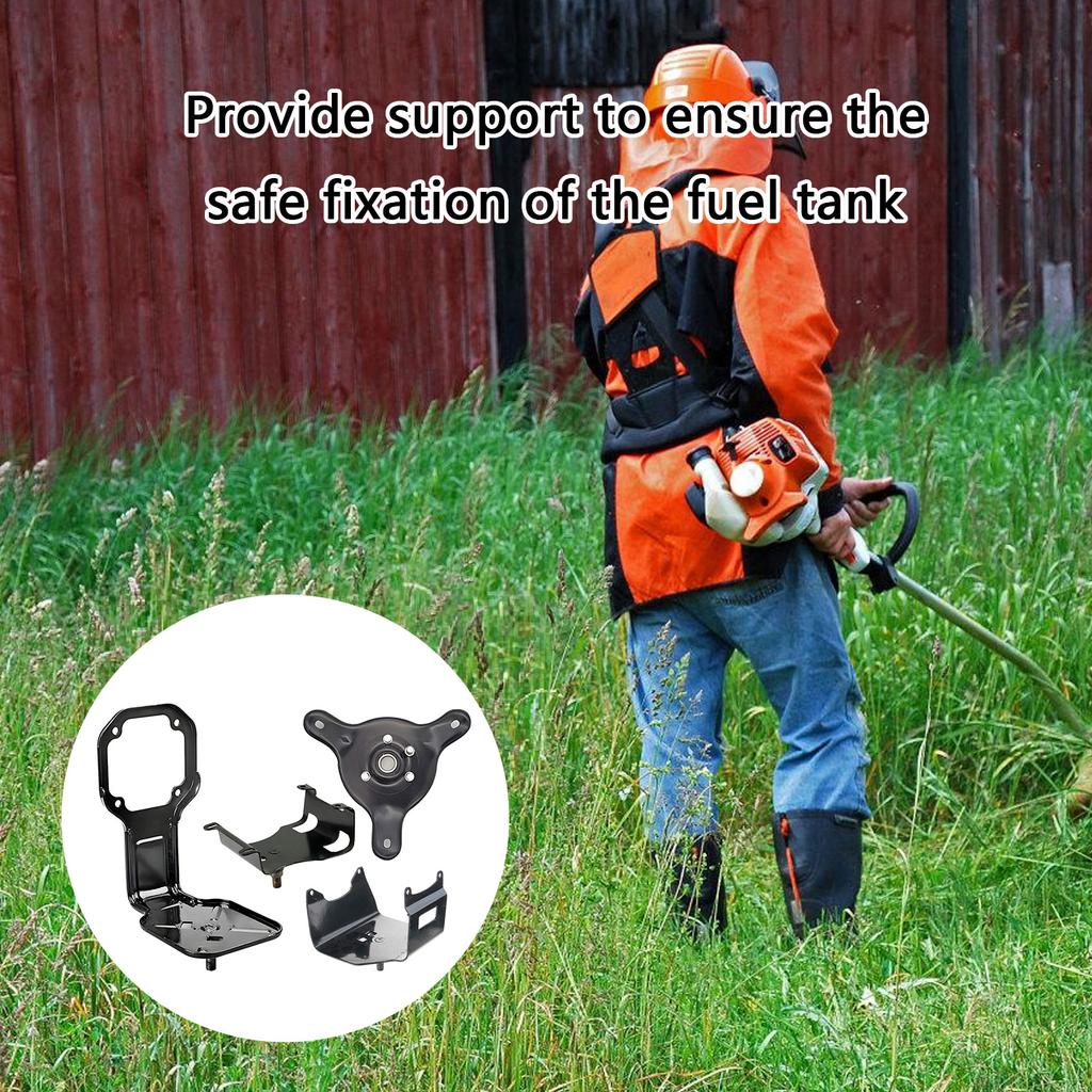 Steel Fuels Tanks Bracket Holder for Lawn Mowers Garden Enthusiasts Ensures Secure and Stable Support Easy Installation