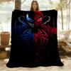 1pc Venom Spider-Man Outdoor Blanket Lightweight Flannel, Soft & Warm, All-Season Use for Sofa, Outdoor, Camping, Living Room, Office076