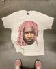 Unisexs and Womens Tshirt Hip Hop Yk Trend Short Sleeve Casual American Vintage High Street Fashion Unisexs Printed Oversized T