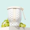 Double Layer Oatmeal Storage Jars Anti-Slip Salad Cup Fruit Preservation Cup  Multi-purpose