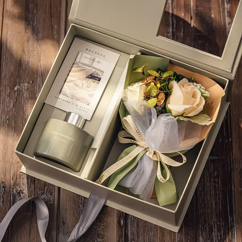 IMVE Preserved Rose Flower Scented Gift Box