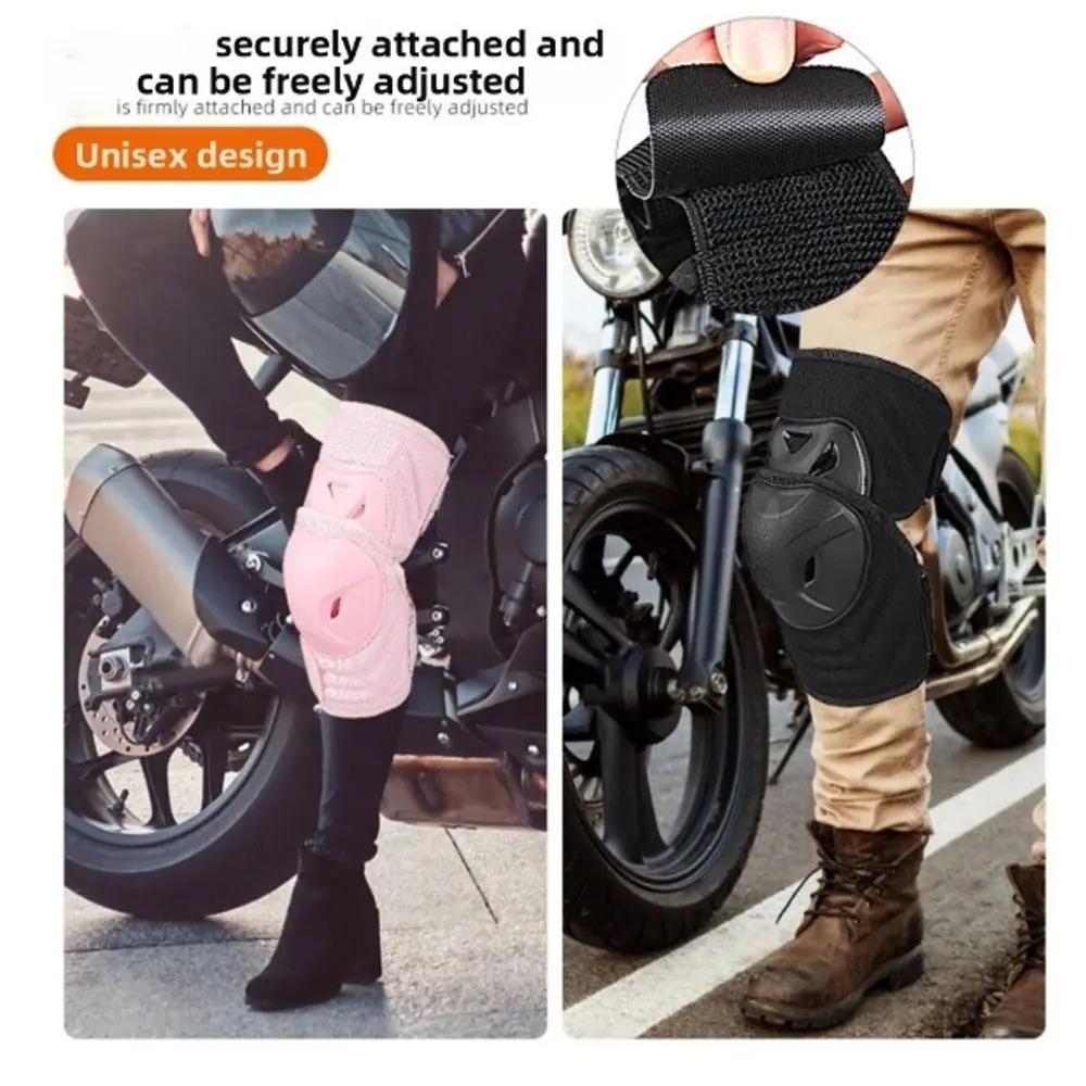 1 pz Ginocchiere per Moto per Uomo Powersports Protettive Attrezzatura Motocross/Racing/Dirt Bike/Skateboard
