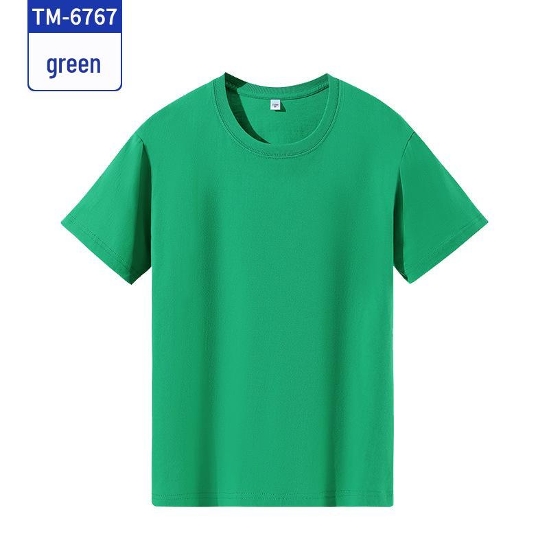 Custom Pure Cotton Short-Sleeve T-Shirt for Campus Clubs and Class Uniforms