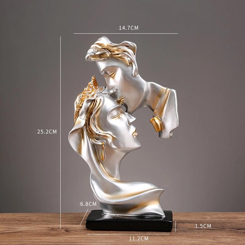 

Тишина - золото Скандинавский Винтажный Декоративные Изделия из Смолы Предмет Искусства Домашняя Гостиная Барный Шкаф Украшение Реквизит для Фотографии No. 4 style серебряный