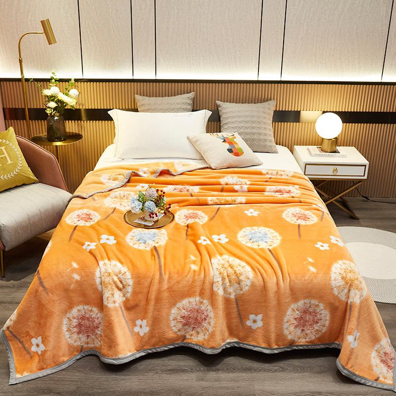 Neue bedruckte Decke, Martendecke, Sofabezugdecke, verdickte Geschenkdecke, Nickerchendecke, Farai-Decke