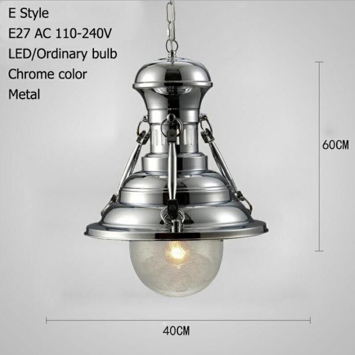 3 style Loft retro Industrial hanging Hardware metals pendant lamp vintage E27 LED lights Kitchen