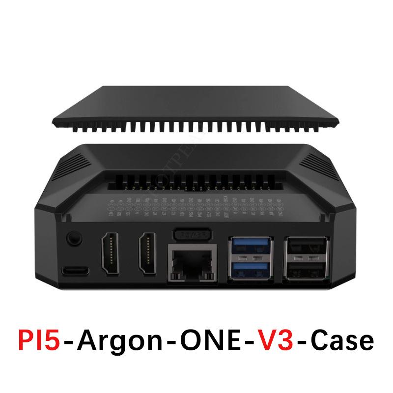 Argon ONE V3 Case with Fan for Raspberry Pi 5, Infrared Compatible