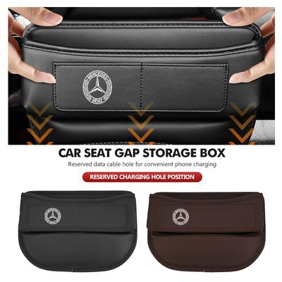VDW4 For Benz Car Seat Gap Storage Bag Seat Gap Plug Side Seat Filling Storage Bag Accessories AMG W213 W124 W108 W126 Exclusive W204
