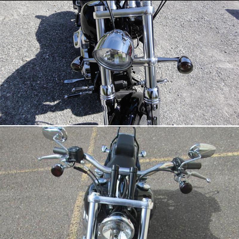 WhiteLights Smoked Black Indicator Lenses – Fit Harley Davidson Softail (4-Pack)-578831