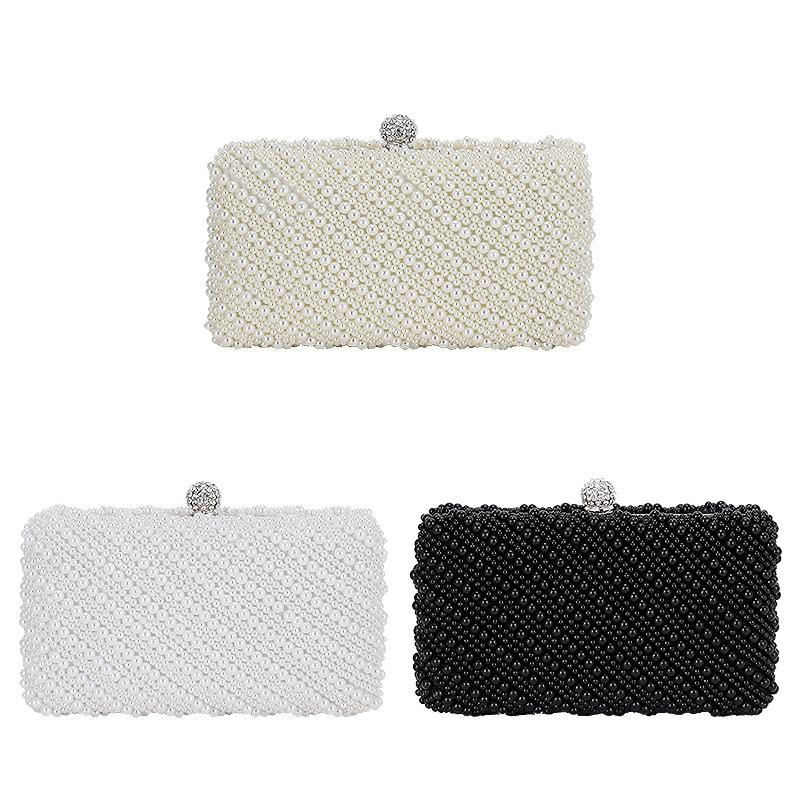Dinner Bag European and American Ladies Handbag Pearl Party Joker Clutch Bag Dress Evening Bag