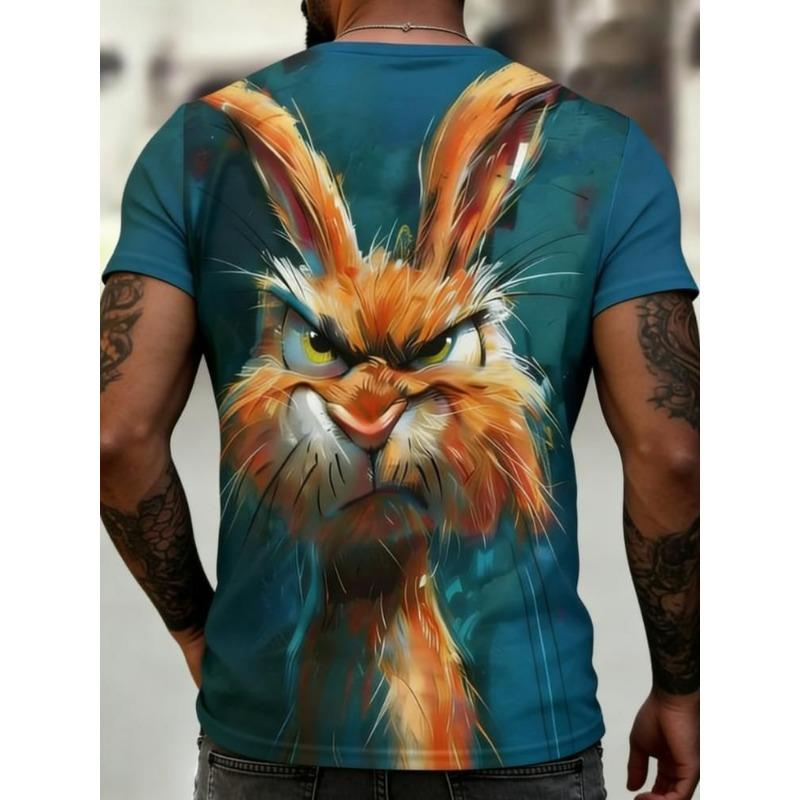 Jackets, men's printed T-shirts, fashionable prints, street style