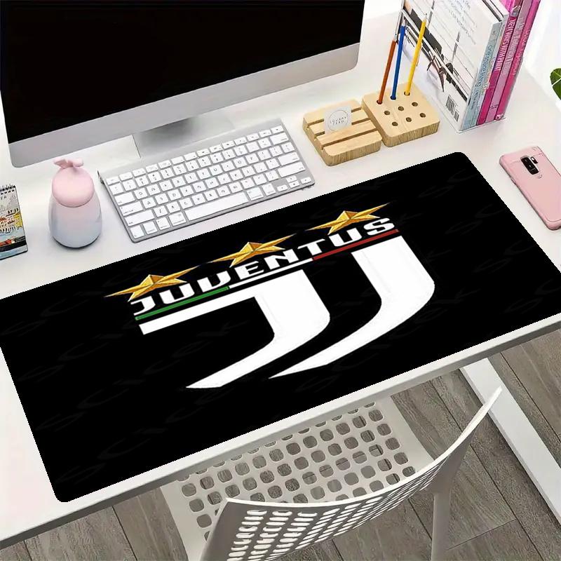 Juventus Football Club Theme Mouse Pad, Non Slip Rubber Base, Multifunctional Office & Home Decor, Perfect for Workspace Personalization.
