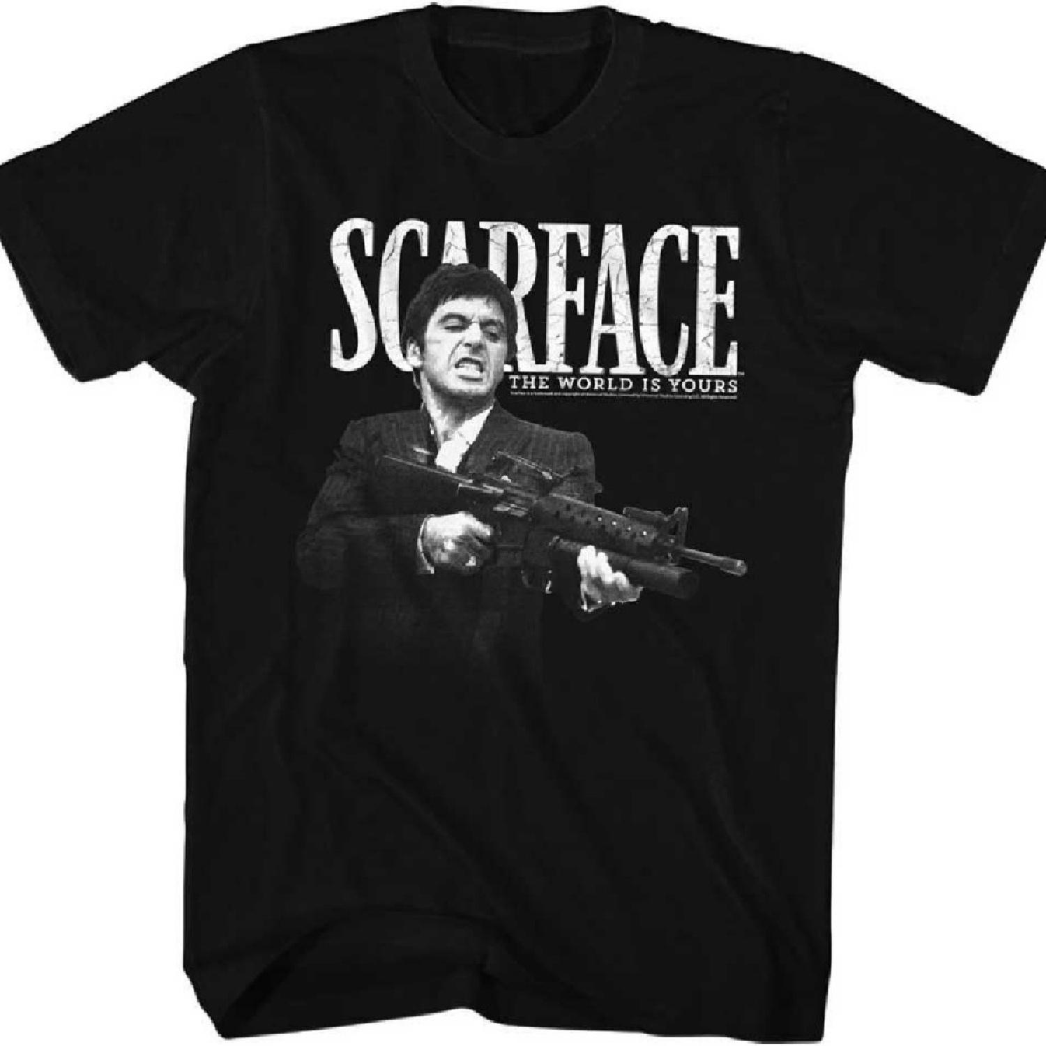 

A&E Designs Scarface Shirt Machine Gun T-Shirt XXXXXL
