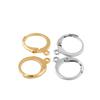 Stainless Steel Earrings Hook For Jewelry Making Hypoallergenic Women Dangle Cross Earring Clasps Fittings Diy Finding