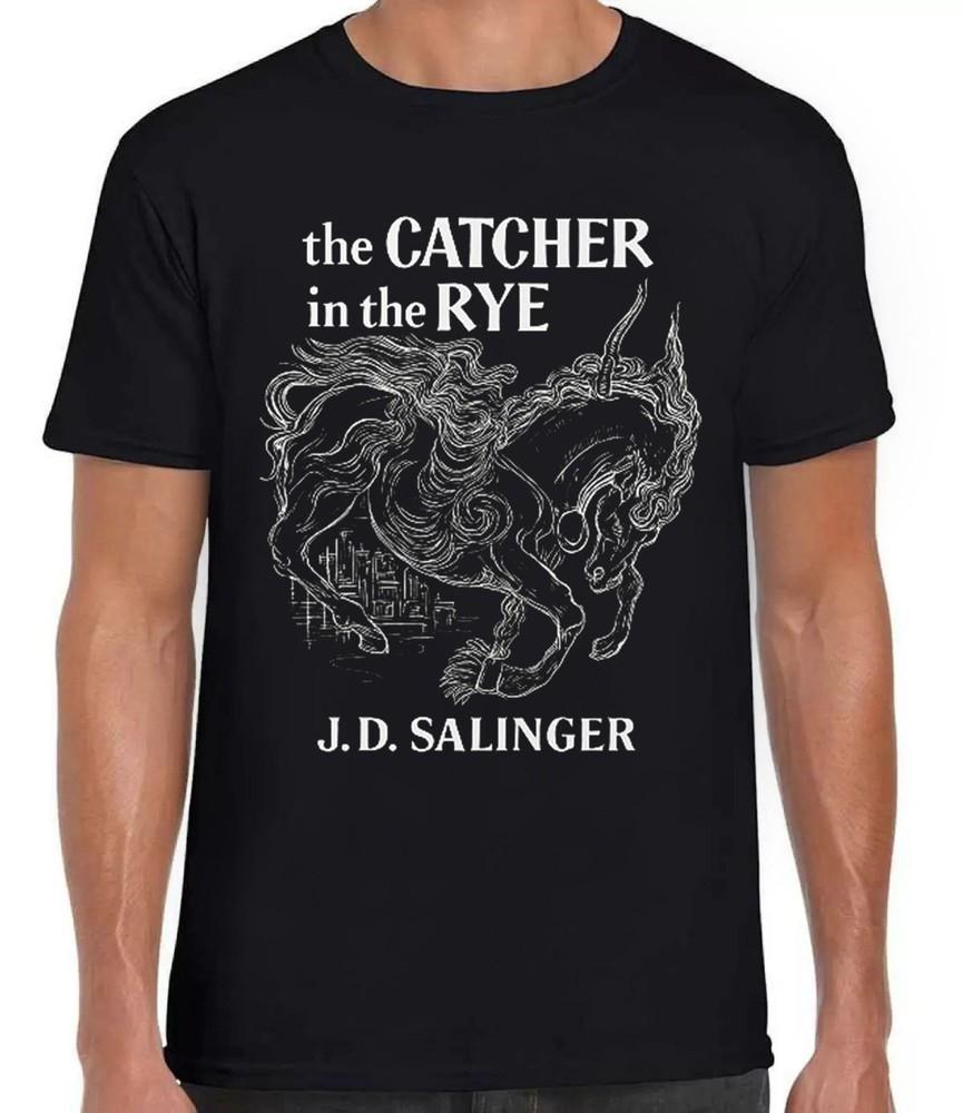 

Над пропастью во ржи Книга Запрещенная Литературная Литература Гик Черная Футболка 437 2XL