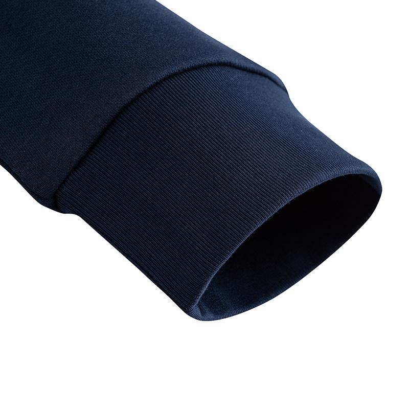 ANTA Micro Fleece Crew Neck Sweatshirt Navy Blue Men Unisex 952548702-7