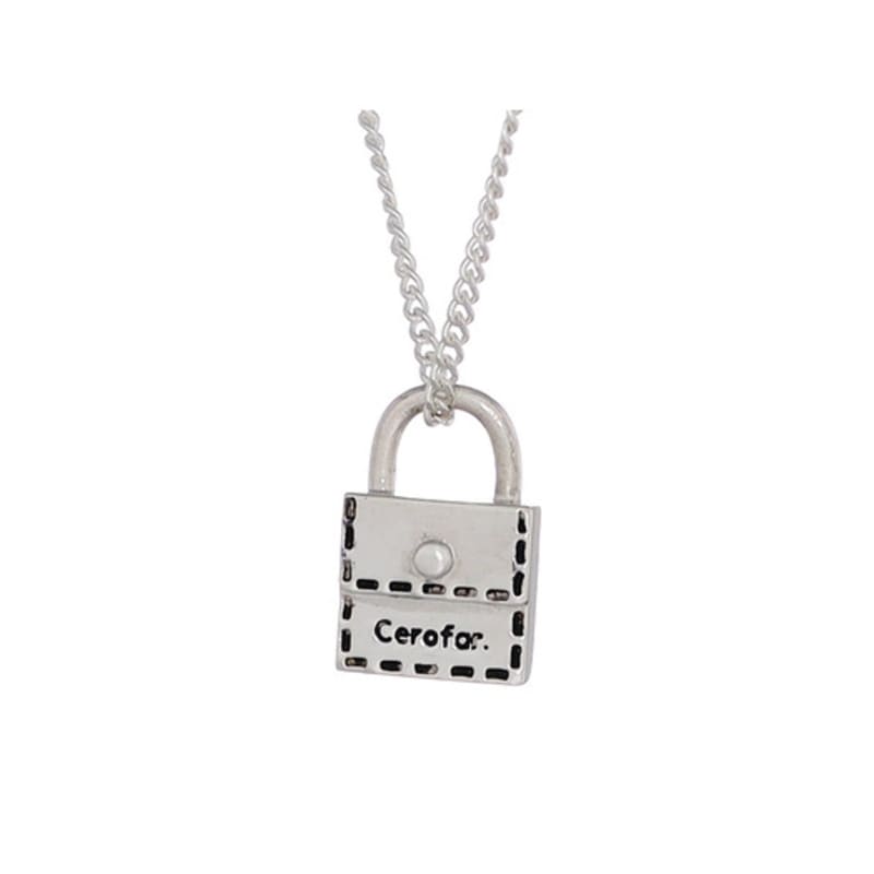 

cerofar CEROFAR POUCH NECKLACE SILVER FREE