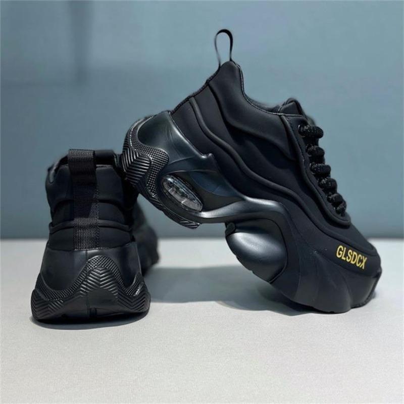 Fashion Sneakers for Men Versatile Fad Men PU Leather Casual Platform Sneakers Wear-resistant Comfort Men Runing Shoes Zapatillas Hombre