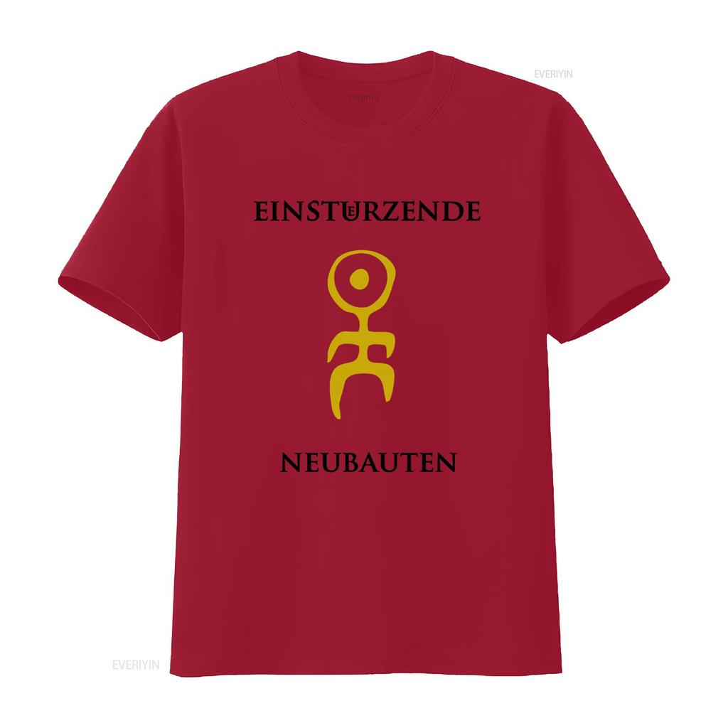 Einstürzende Neubauten Band Logo Print Mens T Shirt Fashion  vintage Washed fashion Soft Breathable Comfortable Unisex Casual