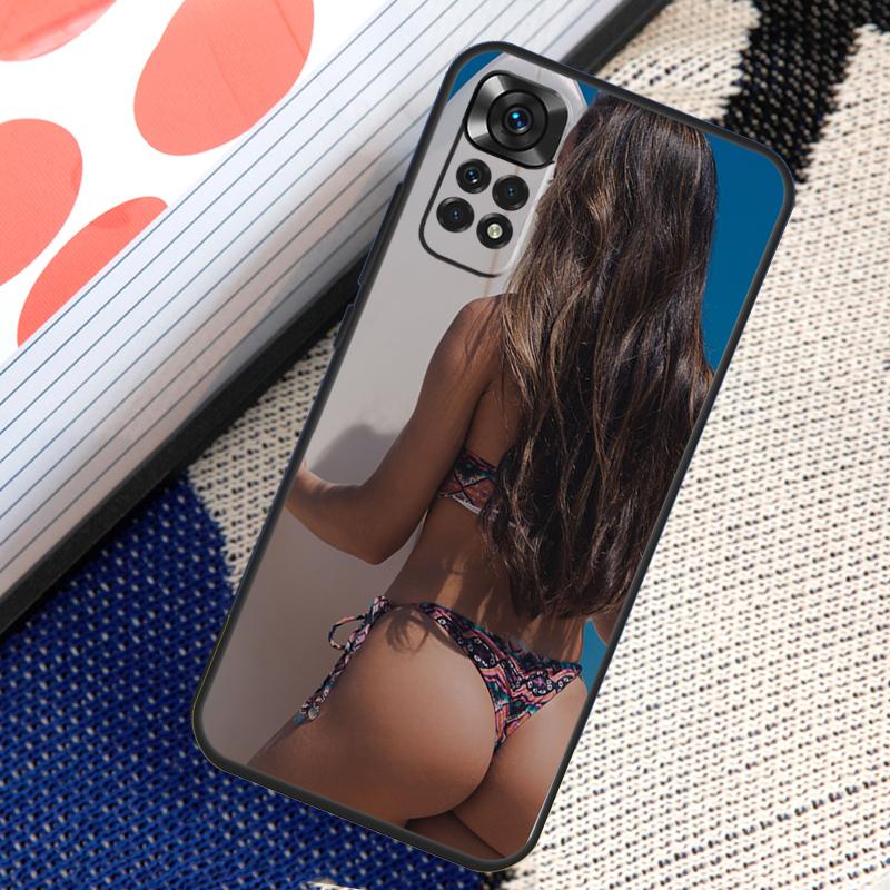 Sexy Bikini Underwear Girl Case For Xiaomi Redmi Note 12 8 9 10 11 Pro 9S 10S 11S 8T Redmi 10 12C 9C 10A 10C Coque