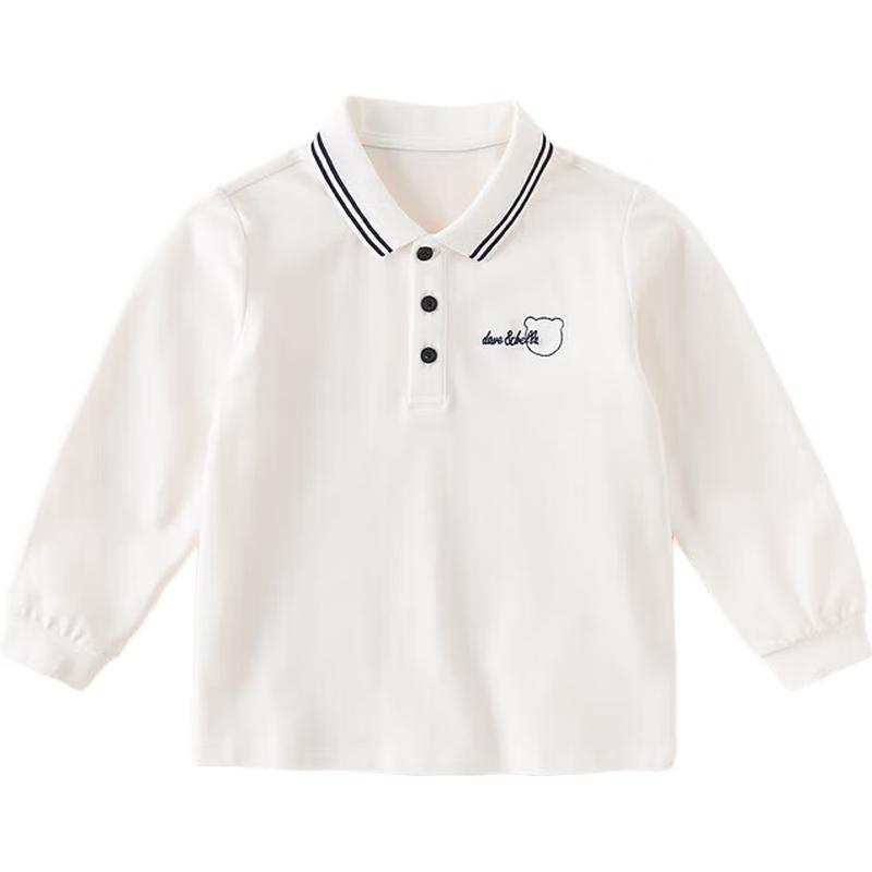 David & Bella Boys  Long Sleeve Polo T-Shirt 130cm