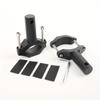 Aluminium Zinc Zinc Alloy Headlight Clamps Universal Bumper Headlight Bracket  For Motorcycle Bumper