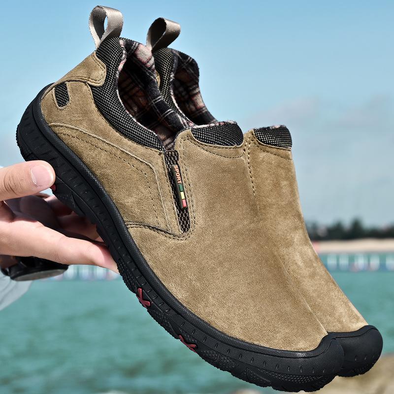 Men's Leather Shoes Classic Slip-on Flat Loafers Summer Casual Shoes Soft Sole Men Sneakers Moccasin Loafers for Men