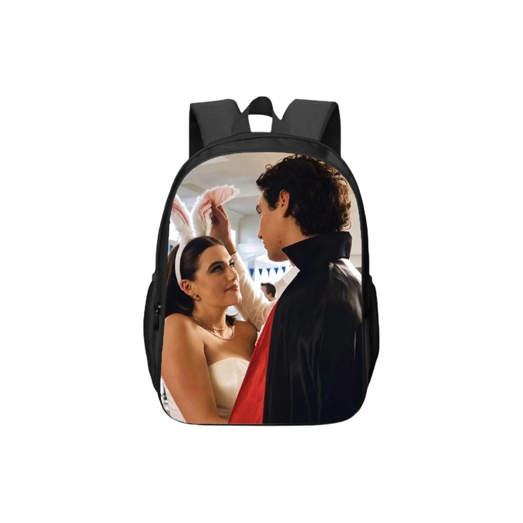 Youth Trendy Backpack Large Capacity Double Layer School Bag Casual Student Backpack Durable Material Lightweight Design