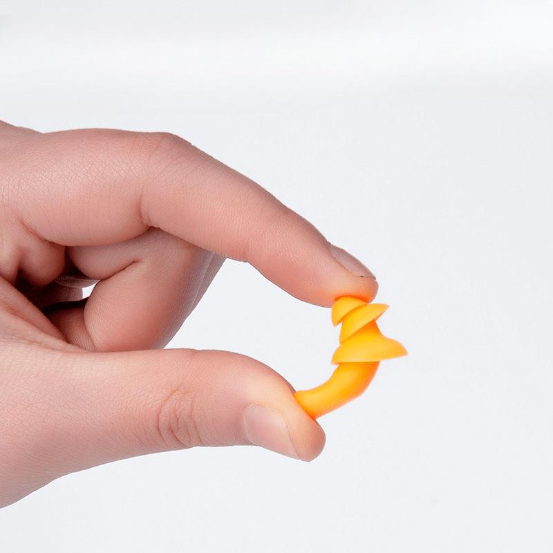 Silicone Corded Ear Plug Protector Anti Lost Reusable Hearing Protection Noise Reduction Safe Swimming Work Earplugs with Rope