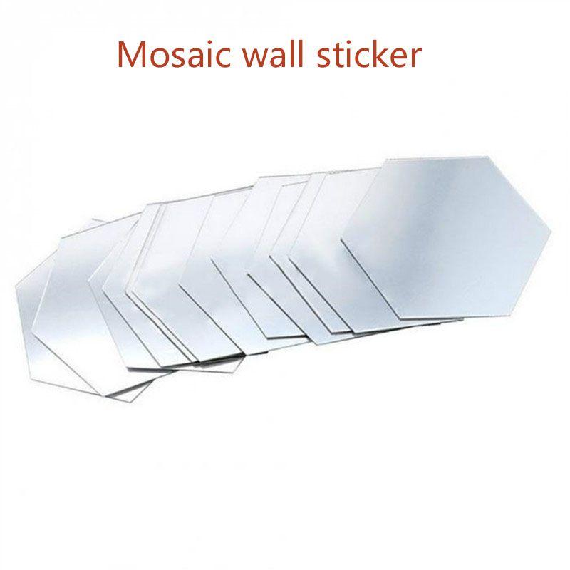 Fliesen 3d Spiegel Mosaik Wandaufkleber Selbstklebend DIY Schlafzimmer Kunst Aufkleber Zuhause