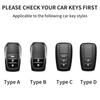 2/3 Tasten Auto Schlüsselhülle Schale Fob für Toyota Prius Camry Corolla CHR C-HR RAV4 Land Cruiser Fernbedienung Schlüsselanhänger PU Zubehör