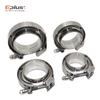 Universal Car 304 Stainless Steel Quick Release V Band Clamp Turbo Exhaust Pipe Vband Clamp Male Female Flange V Clamp Kit
