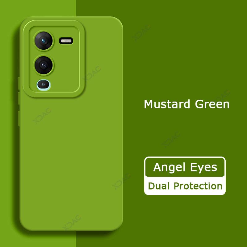 

Angel Eyes Square Liquid Silicone Back Cover для VIVO V25 Pro 5G Global Phone Case VIVOV25Pro VIVOV25 V25Pro Soft Shield Armor VIVO V25 Pro