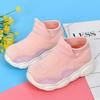 New classmate high-elastic flying woven bear sole baby shoes children's toddler shoes platform casual shoes socks shoes