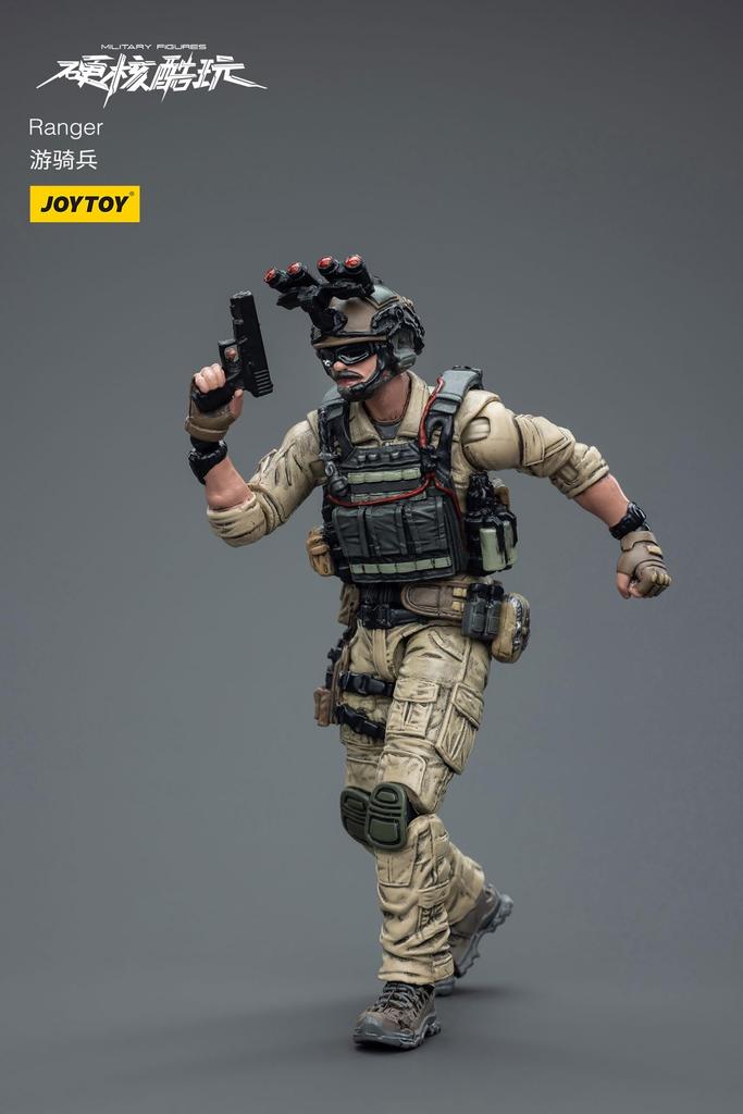 JOYTOY Military Figure Ranger Scale PVC ABS Painted Movable Figure 1/18 &