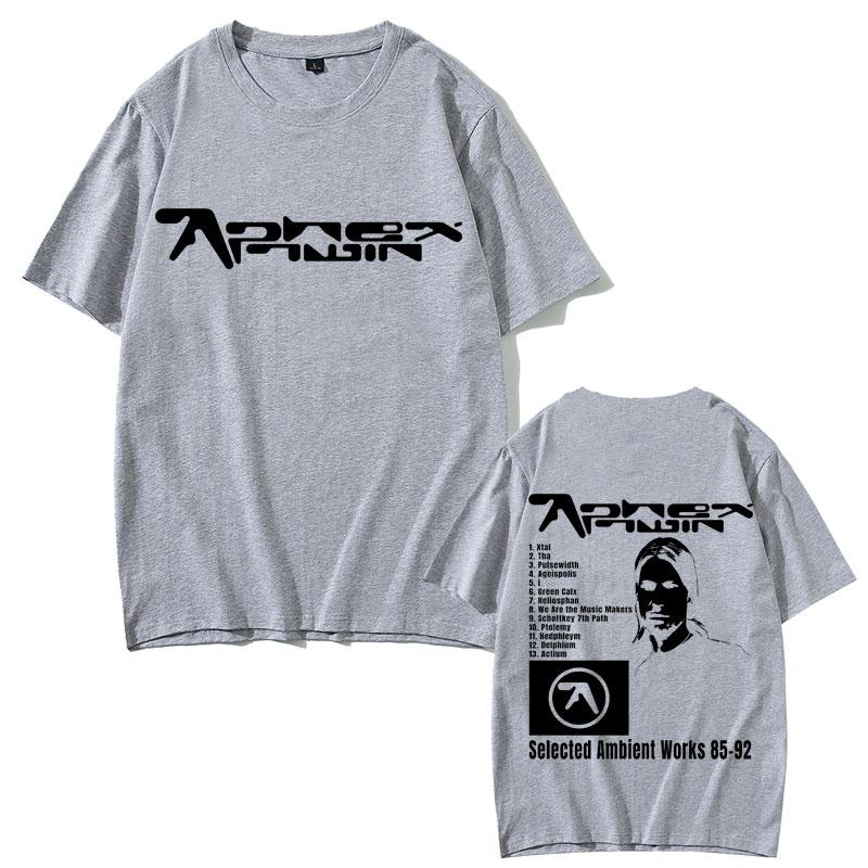 Aphex Twin Selected Ambient Works 85 92 Graphic Tshirt Unisex Women Fashion Vintage Oversized T Shirt Unisexs Casual Cotton Tshirts
