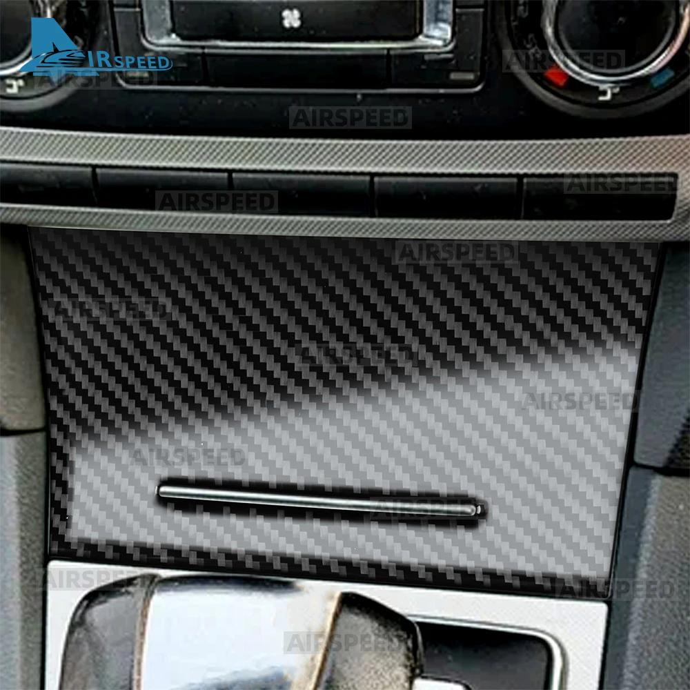 For Skoda Octavia 2005 2006 2007 2008 2009 2010 2011 2012 2013 MK2 A5 Soft Carbon Fiber Sticker Car Gear Shift Ashtray Cover