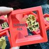 999 Pure Gold Princess Phone & Fridge Stickers: Prosperity, Peace, and Joy