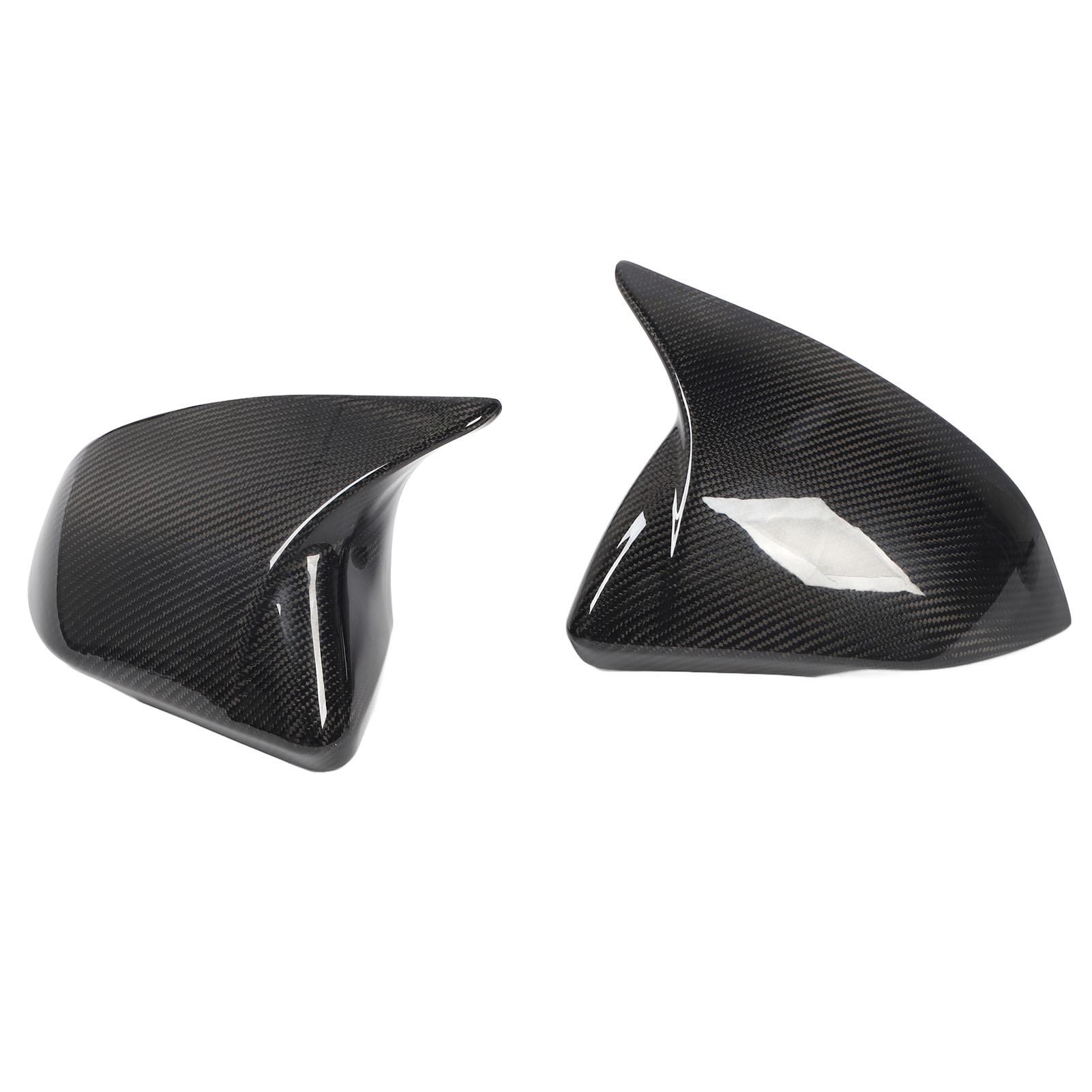 

1 пара боковых зеркальных крышек, стандартный корпус бокового зеркала заднего вида из углеродного волокна для Mustang