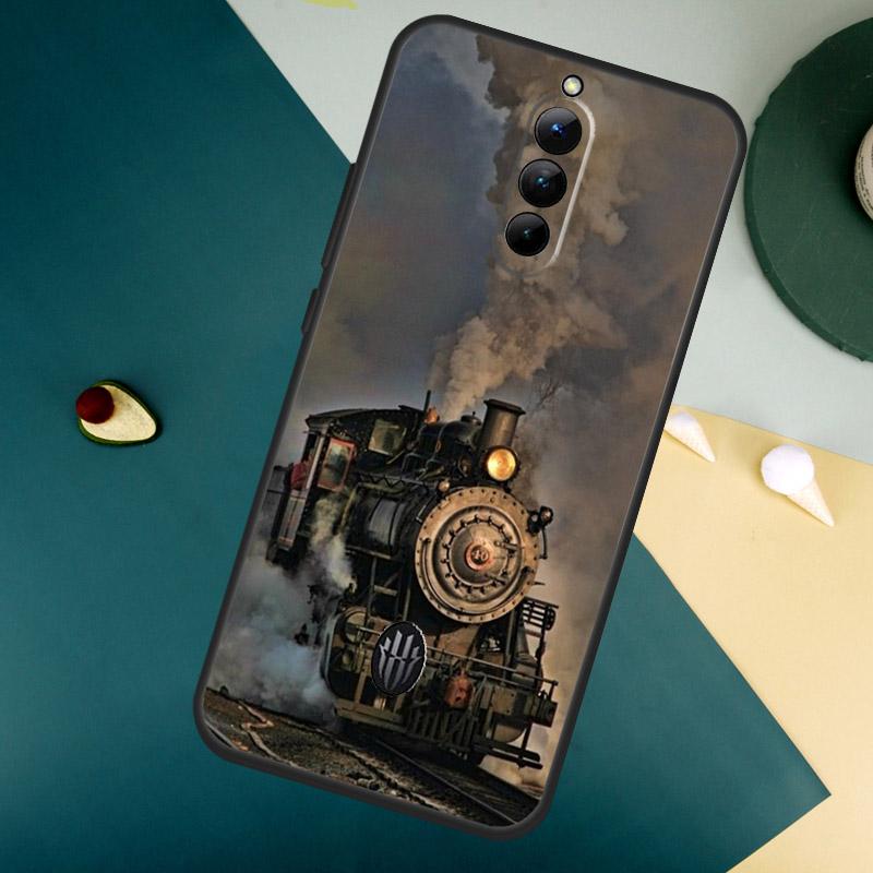 Classic Steam Train Railway For ZTE Nubia Red Magic 10 Air 8 9 8S 9S 10S Pro Plus 7 6S 7S Pro Red Magic 11 Pro Plus Case