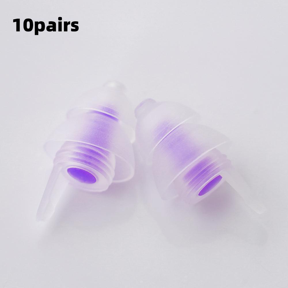 HUAK Reusable High Fidelity Concert Silicone Ear Plugs for Noise Cancelling Musicians Motorcycles Sleeping Work, Study, Swim