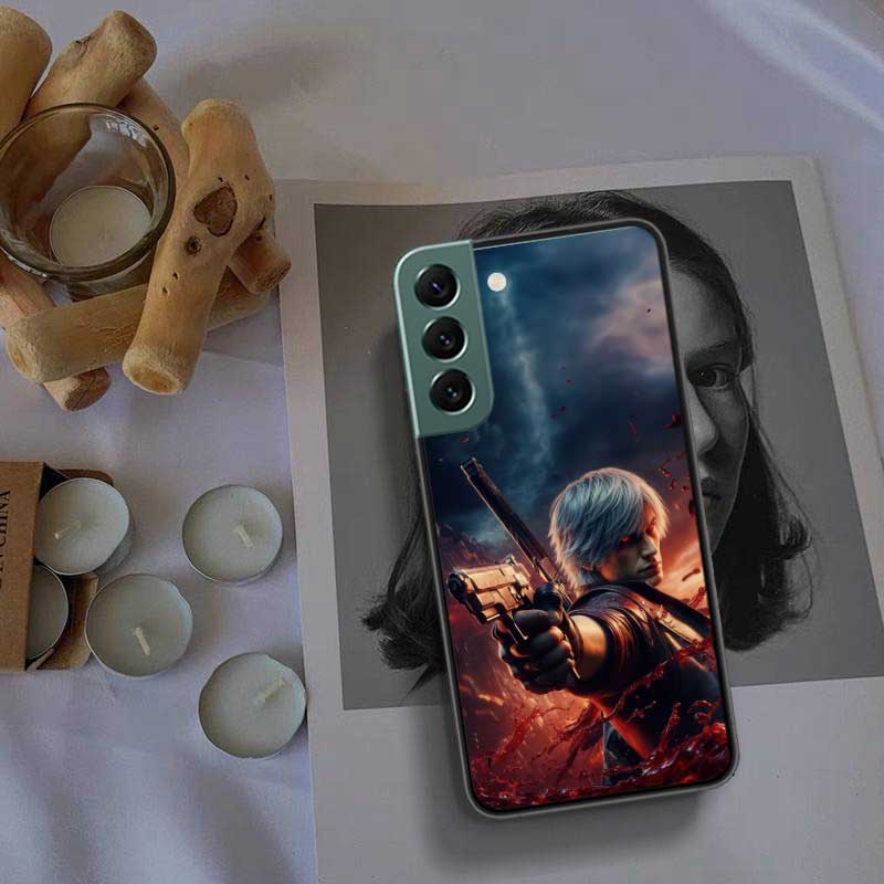 D-Devil May Cry DMC Phone Case For Samsung A15 A25 A35 A55 Galaxy A12 A22 A32 A52 A72 A54 A34 A24 A14 A53 A33 A23 A13 A73 A42 5G
