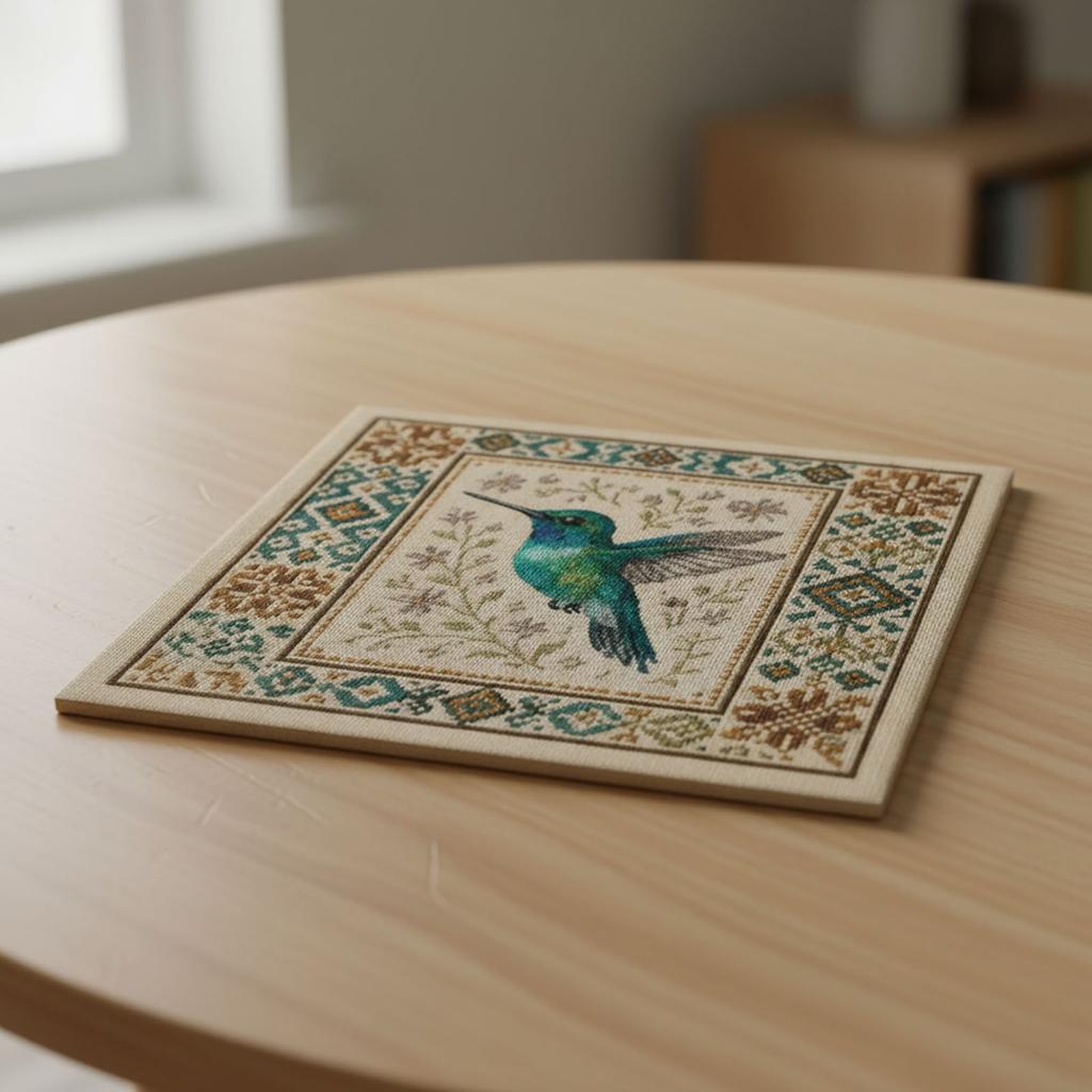 Cardinal Cross Stitch Kit DIY Needlepoint Printed Cross Stitch Art Bird Cotton Embroidery Craft Home Wall Art Decoration