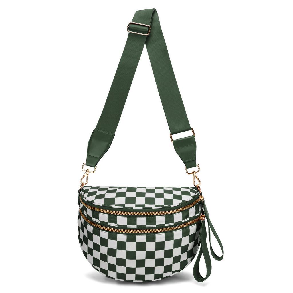 Women Adjustable Strap Crossbody Bag Vintage Shell Waist Bag Casual Daily Shoulder Purse