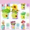 Kit Scientifique DIY pour Enfants pour la Croissance des Plantes avec Graines de Fleurs Hydroponiques et Terreau pour la Maison et l'École